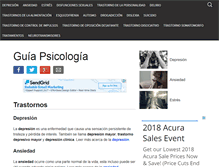 Tablet Screenshot of guiapsicologia.com